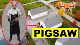 YOU WONT BELIEVE WHAT MY DRONE CAUGHT AT THE EXPERIMENTAL FARM | PIGSAW CAUGHT ON DRONE IN REAL LIFE