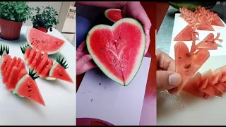 7 Amazing Watermelon Cutting Ways ( TikTok Compilation 2019 ) | How to Cut Watermelon