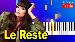 Clara Luciani Le reste - Piano Cover Tutorial Lyrics