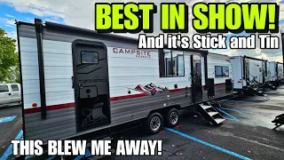 Best In Show! and it's a Stick and Tin RV!  Campsite