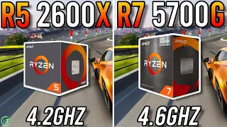 Ryzen 5 2600X vs Ryzen 7 5700G - Big Difference?