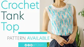 How to Crochet a Comfy Tank Top | Pattern & Tutorial DIY