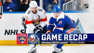 Panthers @ Islanders 1/27 | NHL Highlights 2024