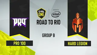 CS:GO - Pro100 vs. Hard Legion Esports [Nuke] Map 1 - ESL One Road to Rio - Group B - CIS