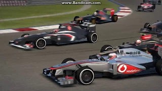 F1 2013 game / Sepang / Malaysian GP / McLaren / J.Button / 3 laps