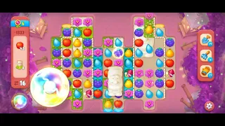 Gardenscapes Level 1333 [No booster] [Hard Level] #powerseekers #tranding #gardenscapesgame #hard