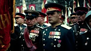 Soviet Union  --  Great Patriotic War / WW2 --  Victory Parade 1945  --  [ remastered, 50FPS, 4K ]