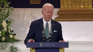 Biden In Ireland: "Let's Go Lick The World. Let's Get It Done."