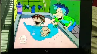Rugrats Chuckie And Tommy Take A Bath At The Tub And Angelica Take A Bath Outside 🛁 🛀 🧼