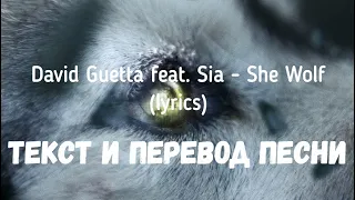 David Guetta feat. Sia - She Wolf (lyrics текст и перевод песни)