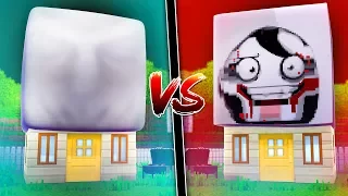 HOUSE OF SLENDERMAN VS HOUSE OF JEFF THE KILLER in MINECRAFT