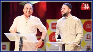 Dr Subramanian Swami Vs Asaduddin Owaisi At India Today Mind Rocks| Part 1