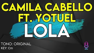 Camila Cabello ft. Yotuel - Lola - Karaoke Instrumental