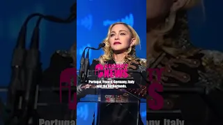 Madonna unveils her 'Celebration' tour #shorts #madonna #celebrationtour #voguemagazine