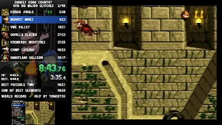 [Former WR] Donkey Kong Country 101% No Major Glitches 49:08