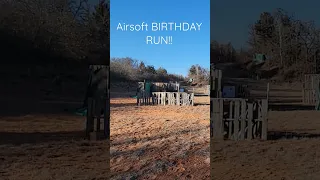 15 full auto Airsoft Pews vs 1 Kid #shorts #funny #airsoft #running #video
