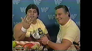 Brunch(s) avec Pat Patterson - invité : Dino Bravo (1987)