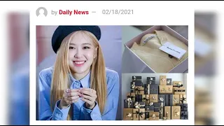 Chinese fans give Rosè a gifts worth of 1.5 BILLION on her Birthday 😱😱😱