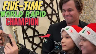 The People's Champion- Magnus Carlsen | FIDE World Rapid 2023