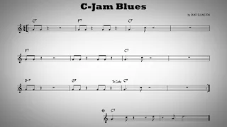 C Jam blues - Play along - C instruments