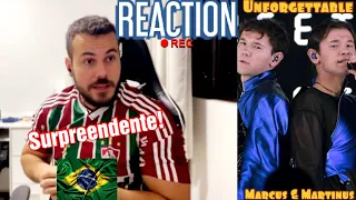 REACTION Marcus & Martinus - Unforgettable | Sweden 🇸🇪 | National Final | Eurovision 2024 | 🇧🇷#64