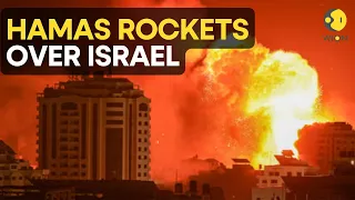 Israel-Palestine War: Rockets seen flying over Israeli troops in Ashkelon | WION Originals