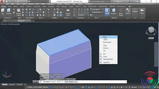 Autodesk AutoCAD: How to use Extrude Faces, Taper Faces, Move Faces and Copy Faces Command
