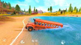 School Monster Bus Drive - Off The Road OTR Simulator - Android Gameplay