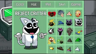 REJECT CRITTER (Poppy Playtime 3) in Among Us ◉ funny animation - 1000 iQ impostor