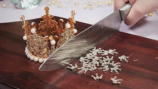 Stop Motion Cooking - A Guide To Making Wedding Cake From Royal Wedding Gifts ASMR 4K
