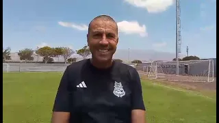 Patricio de Ara, entrenador de la UD Ibarra ante la UD Gran Tarajal