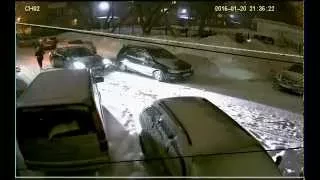 Ночное видео с камеры CTV-PROB36238 WIR