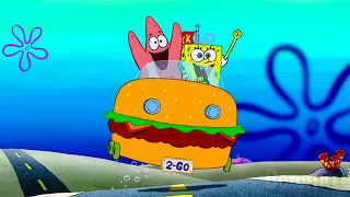 "You don't need a licence to drive a sandwich" | The SpongeBob SquarePants Movie | CLIP