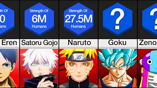 Comparison: Anime Characters Ranked By Strength