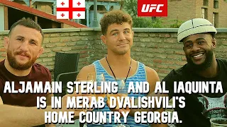 Aljamain Sterling and Al Iaquinta is in Merab Dvalishvili's home country Georgia.