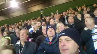 Leeds fans at Norwich singing Pontus Jansson song