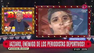 ¡Azzaro, enemigo de los periodistas deportivos!