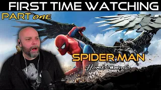 DC fans  First Time Watching Marvel- Spider-Man Homecoming - Movie Reaction -Part 1/2