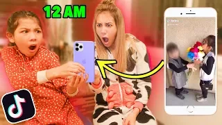 REACTING TO TXUNAMY’S TIK TOKS AT 12AM!!! **Bad Idea**