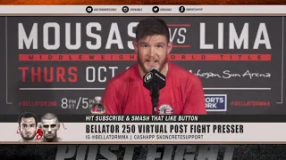 Korean Canelo Decision Win vs Taylor Johnson At Bellator 250 Virtual Post Fight Presser