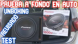 ¡Mira este video antes de comprarlo! Subwoofer PIOONER TS-W312D4- Unboxing, Revisado y Testeo