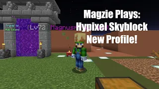 Crafting Tier XI Farming Minions For Slots:  EP: 63 Magzie Plays New Profile: Hypixel Skyblock!