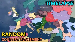 Random Country Placement（Battle Royale）-HOI4 Timelapse