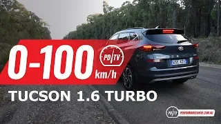 2020 Hyundai Tucson Highlander 1.6T 0-100km/h & engine sound