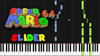 Slider - Super Mario 64 (Piano Tutorial) [Super Mario 3D All Stars]