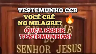 TESTEMUNHOS TREMENDOS! DEUS DOS MILAGRES#testemunhoccb #ccb @preciososmomentosccb8867