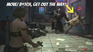 Resident Evil 3 Remake - What Happens When Zombies Get In Way For NEMESIS