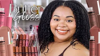 NYX BUTTER GLOSS ✨National Lipstick Day✨ THE PERFECT NUDES 🙊