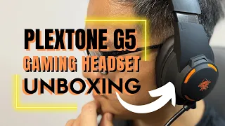 UNBOXING Plextone G5 Foldable Gaming Wireless Headset ASMR
