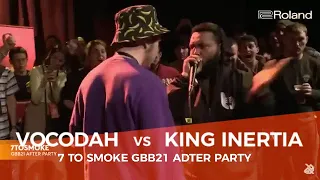 VOCODAH 🇺🇸 VS INERTIA 🇺🇲 7 TO SMOKE ( GGB21 AFTER PARTY ) INWARD BASS BATTLE